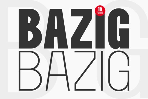Bazig: A Clean, Elegant Sans Serif Font for Modern Design