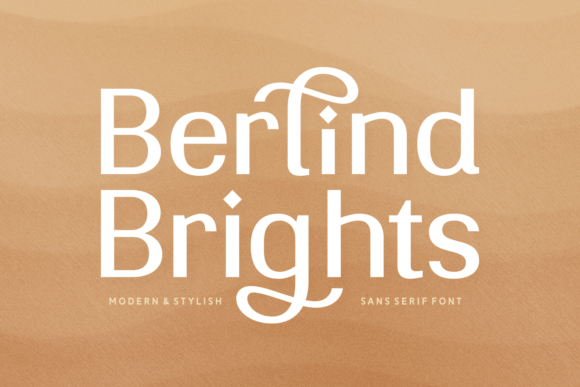 Berlind Brights: A Stylish Sans Serif Font for Polished Branding