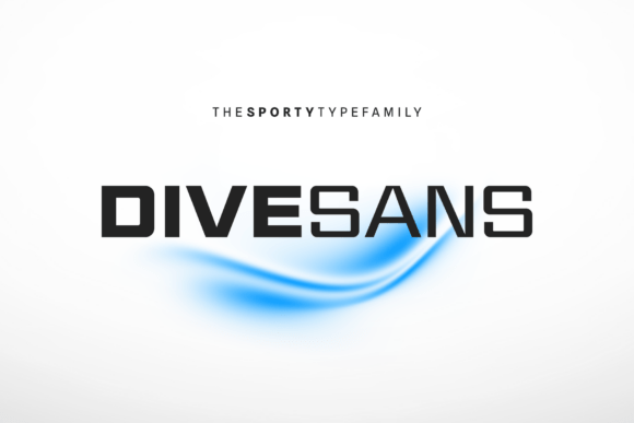 Divesans: A Sporty Sans Serif Font for Modern Editorial Design