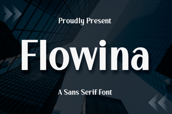 Flowina: A Modern Sans Serif Font for Professional Branding