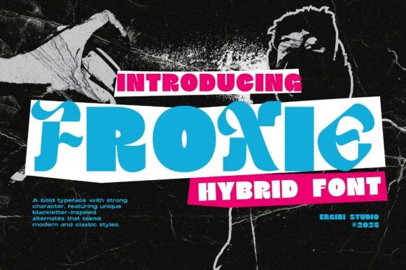 Froxie Font: A Unique Sans Serif with Ornamental Edge