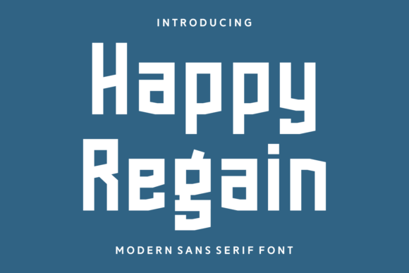 Happy Regain: A Designer’s Go-To Sans Serif Font for Modern Branding