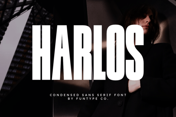 Harlos: A Bold Sans-Serif Font for Fashion Branding and Editorial Design