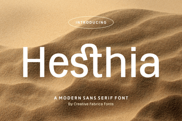 Hesthia: A Sleek Modern Sans Serif Font for Web Design Projects