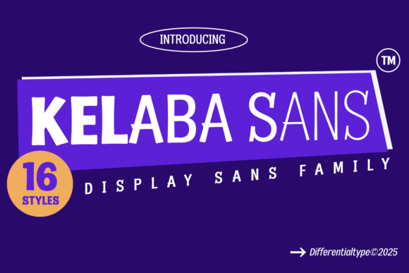 Kelaba Sans: Bold Display Font for Impactful Design