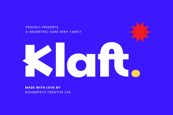 Klaft: A Bold Sans Serif Font for Modern Editorial Design