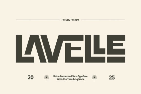 Lavelle: A Bold Retro Sans Serif Font for Modern Editorial Design