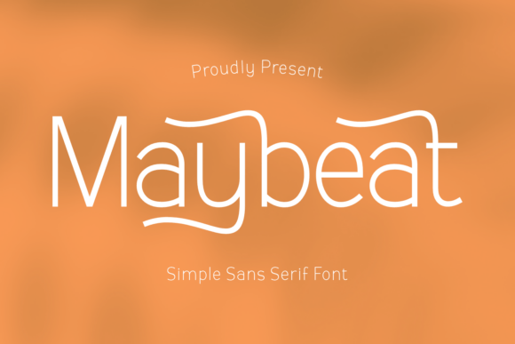 Maybeat: A Stylish Sans Serif Font for Crafters and Small Product Makers