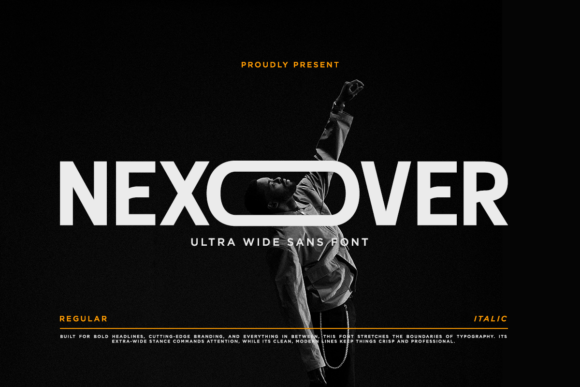 Nexover: A Modern Sans Serif Font for Bold Digital Design