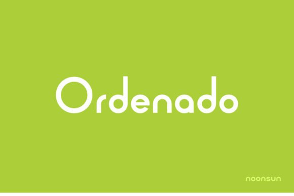 Ordenado: A Contemporary Sans Serif Font for Crafters and Product Designers