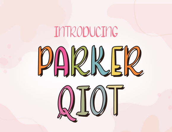 Parkerqiot: A Colorful Sans Serif Font for Energetic Campaign Graphics
