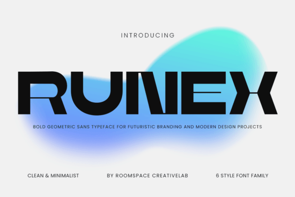 Runex: A Modern Bold Sans Serif Font for Confident Brand Design