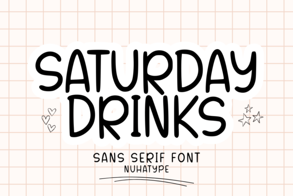Saturday Drinks: A Minimalist Sans Serif Font for Elegant Branding