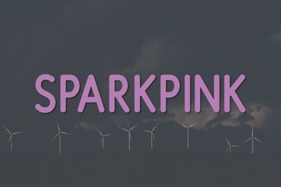 Sparkpink: A Modern Sans Serif Font for Digital Design and Web Typography